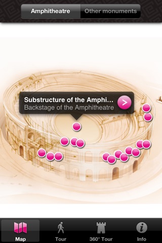 Amphitheatre of Nîmes, Maison Carrée, Tour Magne: official application screenshot 2