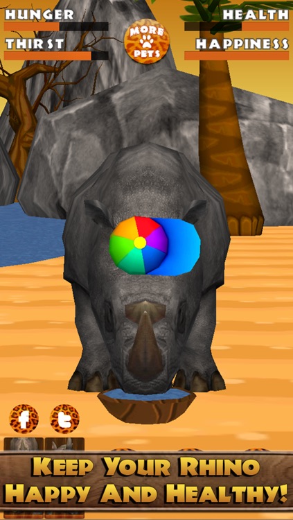 Virtual Pet Rhinoceros