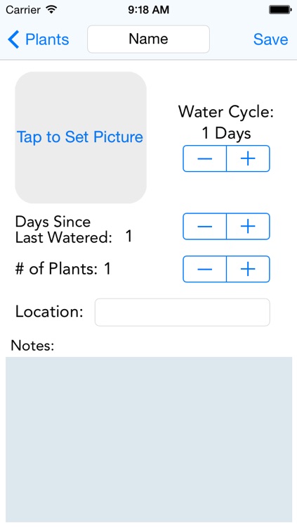 Water Your Plants!