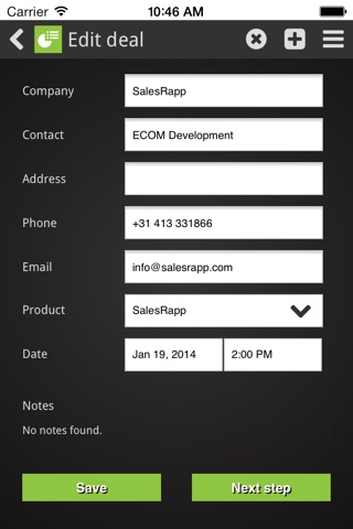 SalesRapp screenshot 4