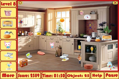 Hidden Object Game Messy Kitchen screenshot 3