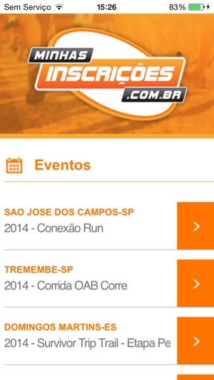 Minhas Inscrições 2014(圖1)-速報App