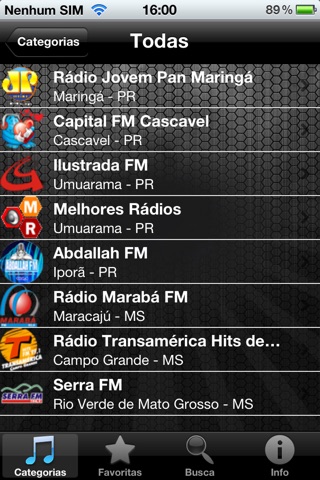 Omega Rádios screenshot 2