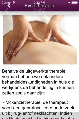 Fysiotherapie Paauwenburg screenshot 3