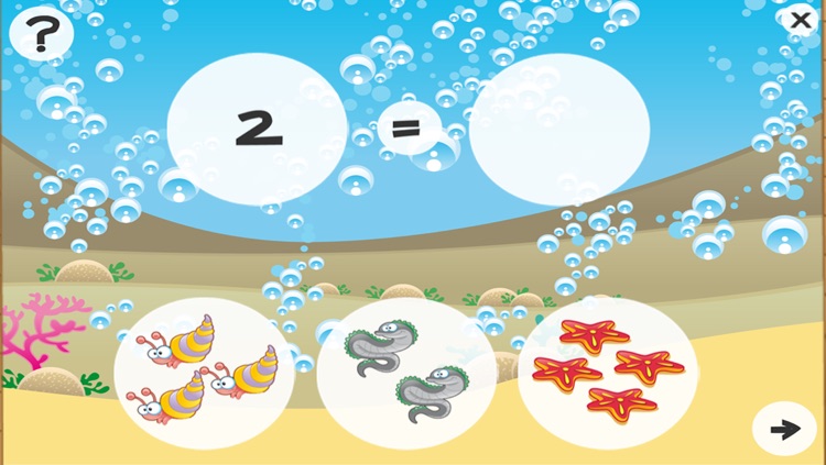 Underwater math game for children age 3-6: Learn the numbers 1-10 for kindergarten, preschool or nursery school screenshot-3