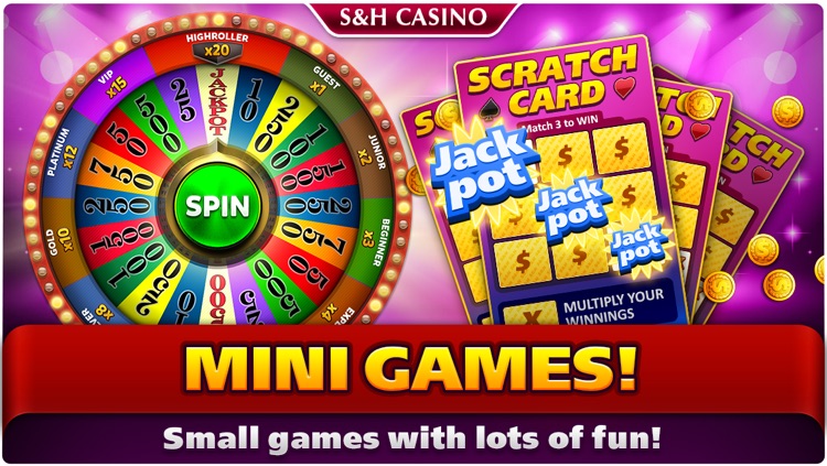 S&H Casino - FREE Premium Slots and Card Games screenshot-4
