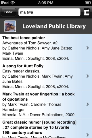 Loveland Public Library screenshot 2