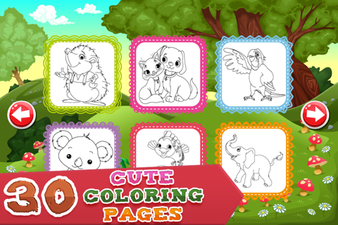Coloring Pages for Kids - Fun Games for Girls & Boys screenshot 2
