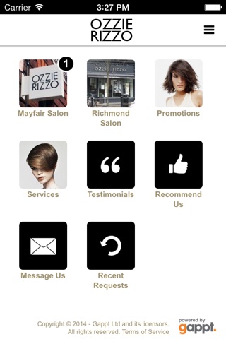 Ozzie Rizzo Hair Salons screenshot 2