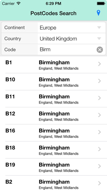 PostCodes Search screenshot-3