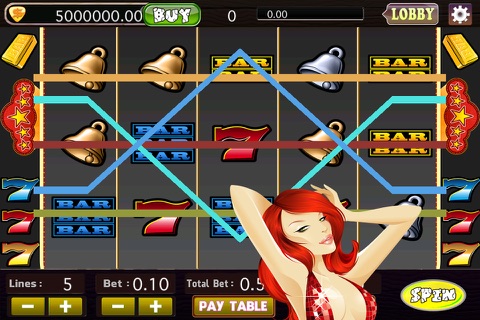 777 Pretty Vegas Lady – Jackpot Casino Slot Machine Game screenshot 2