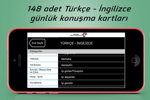 Türkçe-İngilizce Günlük Konuşmalar screenshot 2