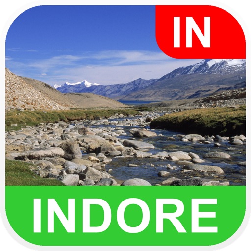 Indore, India Offline Map - PLACE STARS