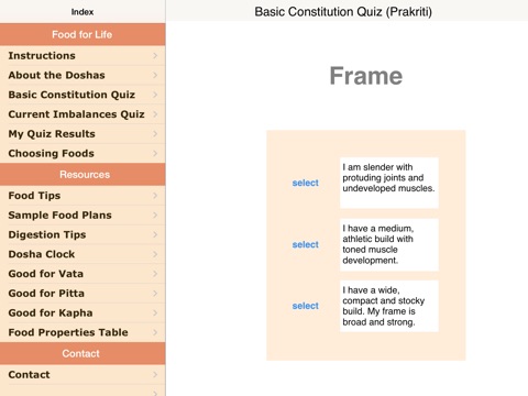 Dosha Diet: Ayurveda Food Planner screenshot 3