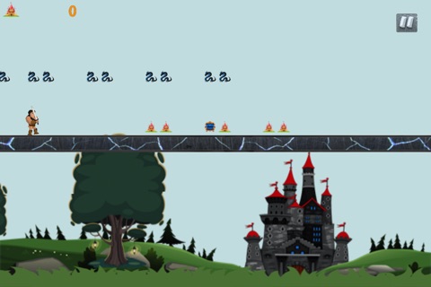 Medieval Barbarian Runner - Fun Platform Collecting Game Paid screenshot 2