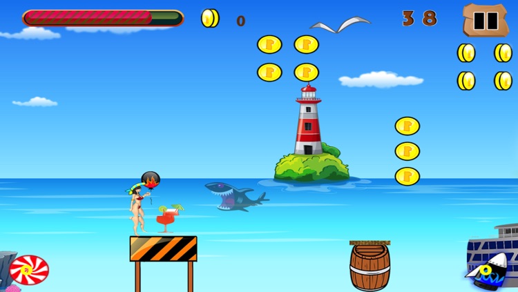 Bikini Beach Shark Jump Escape screenshot-3