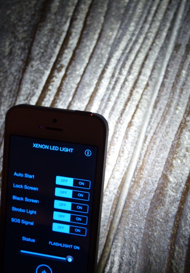 XENON LED Light - Regulate Brightness, Quick-Start, SOS-Function, Strobe-Light, Black-Screen & Lock-Screen screenshot 3