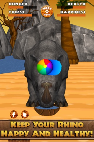 Virtual Pet Rhinoceros screenshot 3