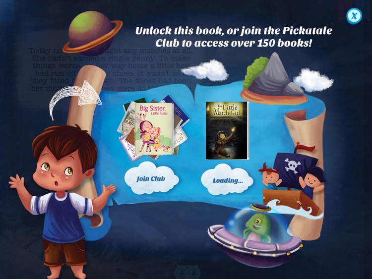 The Little Match Girl - Have fun with Pickatale while learning how to read! screenshot-4