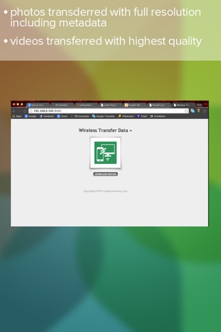 Wireless Transfer Data screenshot 3