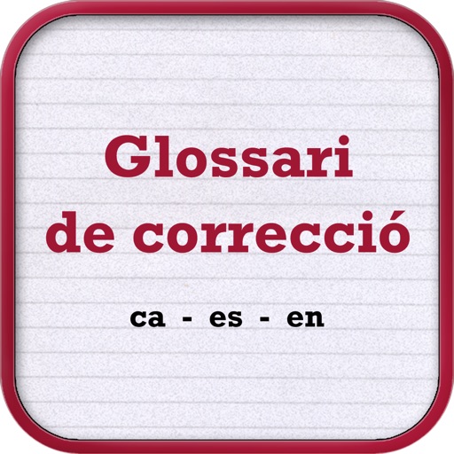 Glossari de correcció