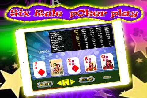 Mobile Pocket Video Poker Machine screenshot 4
