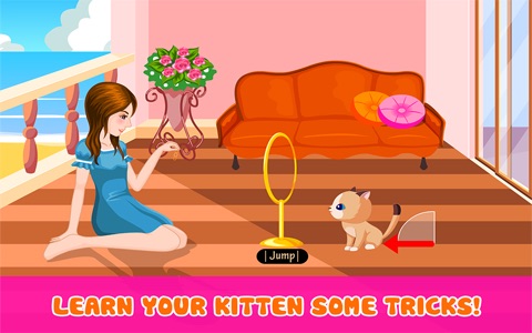 Pretty Cat - Take care of sweet and adorable virtual kitten in studio screenshot 3