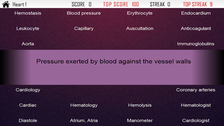 Medical Terminology Quiz (Terms of Anatomy)