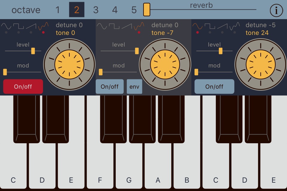 Sonic Synth : FM synthesizer screenshot 3