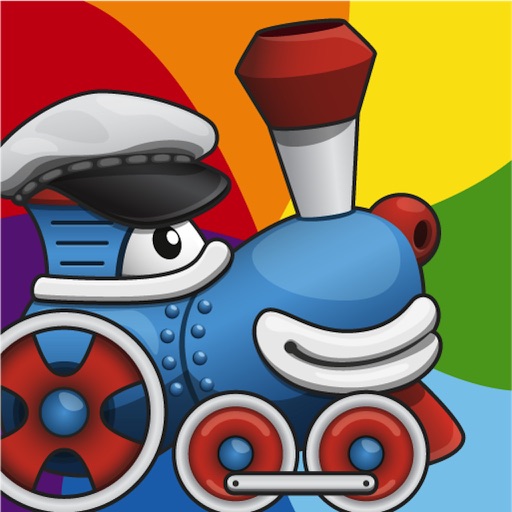 Rainbow Train: Teach Colors lite iOS App
