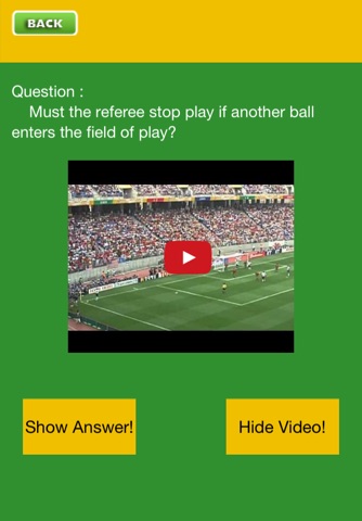 Football Rules Quiz screenshot 3