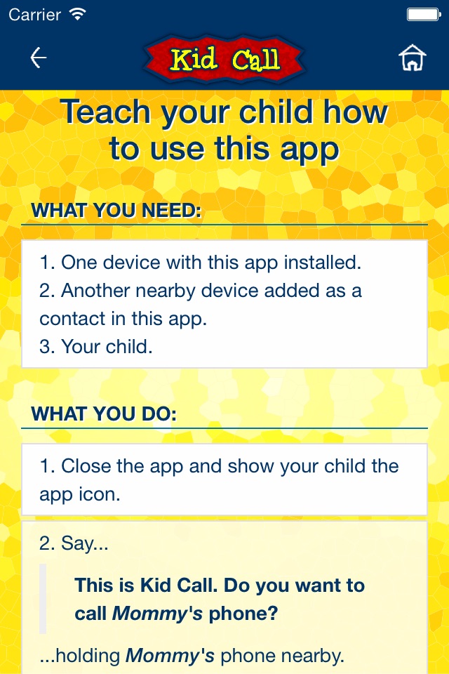 Kid Call - Real Phone for children by parents screenshot 4