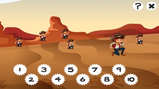 123 Baby & Kid-s Learn-ing To Count-ing Number-s To Ten Game-s: Free Play-ing & Learn-ing Fun with Cow-Boys 1.0 IOS -