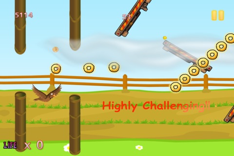 Falling Bird Escape Challenge - Escape If You Can  With Floppy Happy Smashy Bird screenshot 4