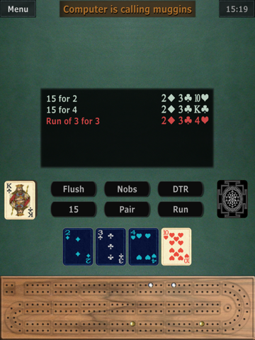 GrassGames' Cribbage Lite for iPad screenshot 3