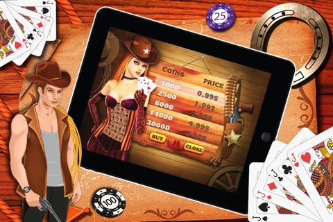 Big Hit Blackjack: A Cow boy style game for fun and big win! (HD) screenshot 2