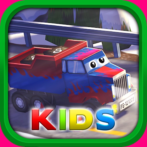 Little Truck in Action Kids: 3D Camion Driving Game with Funny Cars for Kids