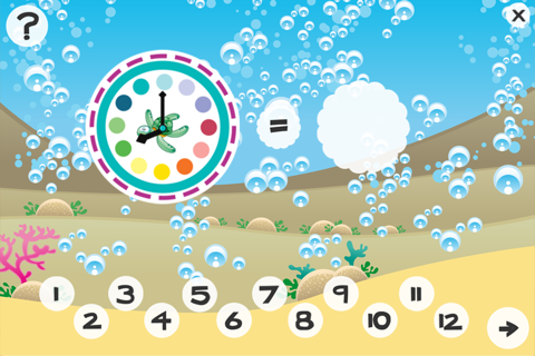 What time is it? Learning games for children to learn to read the clock screenshot 4