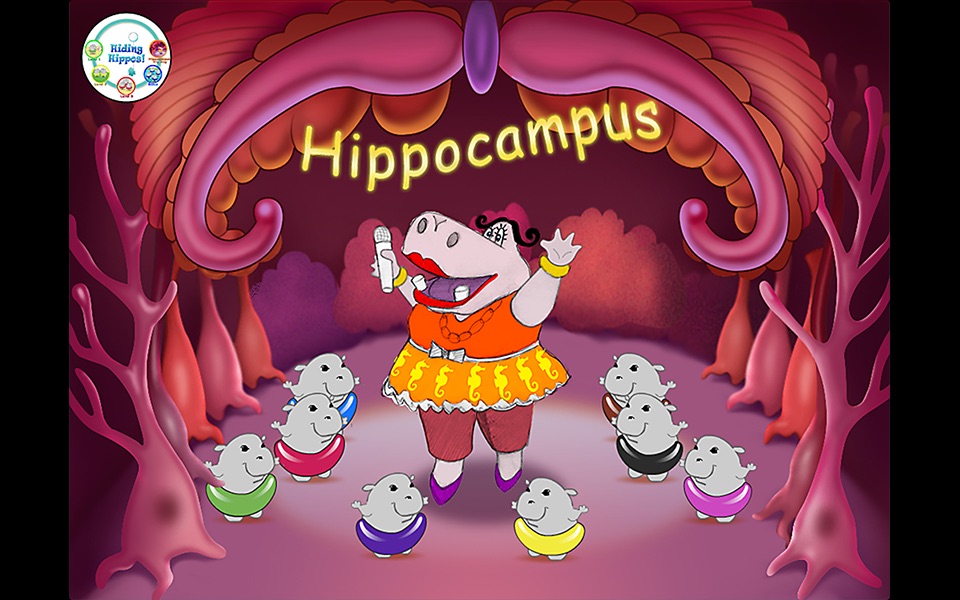 Hiding Hippos: Brain Game for Kids Free screenshot 3