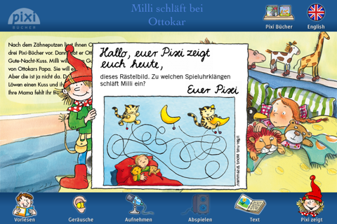 Pixi Buch „Milli schläft bei Ottokar“ für iPhone screenshot 4
