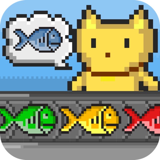 Cat and Fish Icon