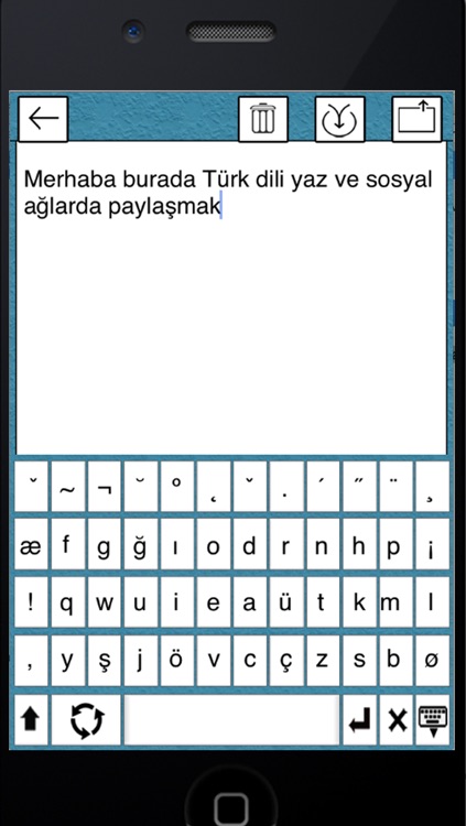 Turkish Keyboard For iOS6 & iOS7