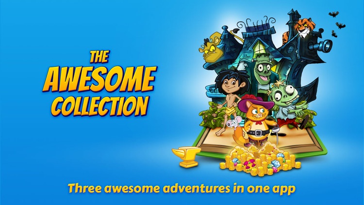 The Awesome Collection - Interactive Books, Jigsaws and Stickers