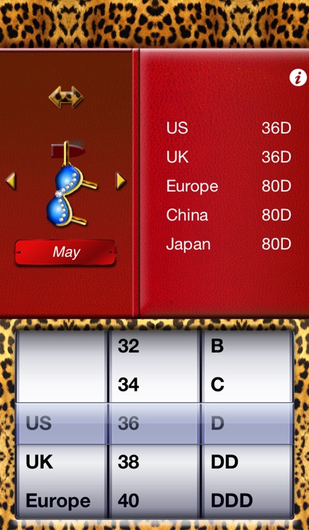 Size Converter™ - for Ring, Shoes and Bra Size