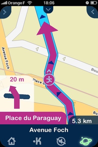 Kapten Amérique du nord GPS multitransport screenshot 2