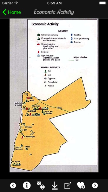 Map of the Middle East