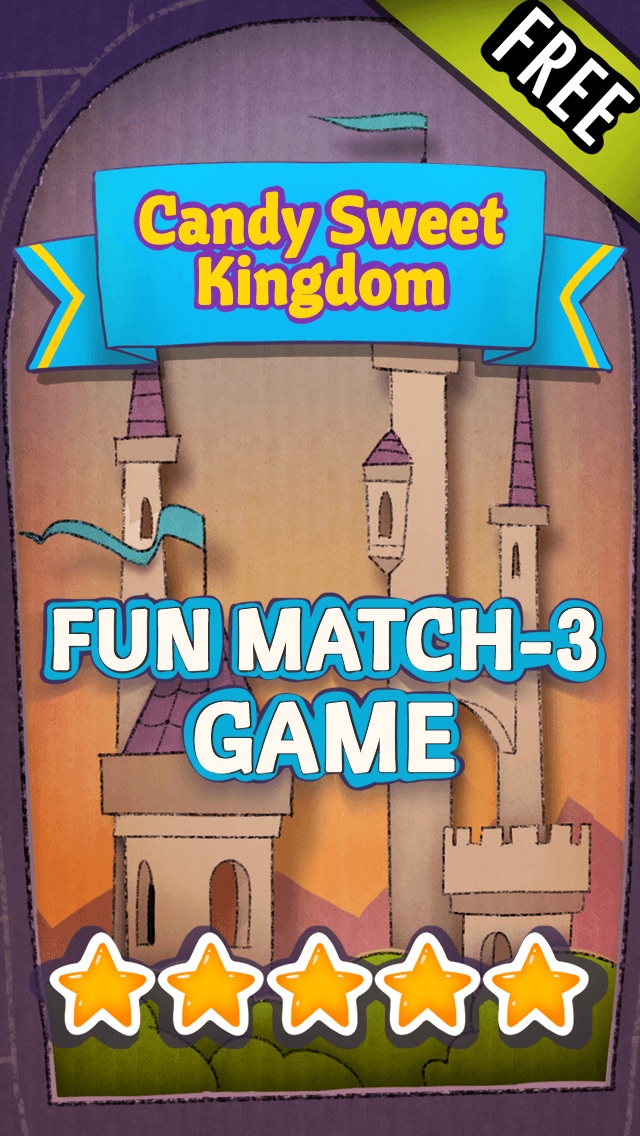 CANDY SWEET KINGDOM MATCH-3 - FUNNY FRUIT PUZZLE GAME FOR KIDS HD FREE 1.0 IOS GAME GIẢI TRÍ CANDY SWEET KINGDOM MATCH-3 - FUNNY FRUIT PUZZLE GAME FOR KIDS HD FREE 1.0 IOS