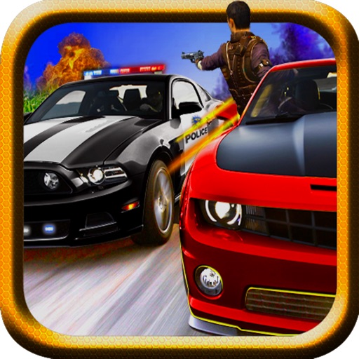 Police Rampage 3D (Car Racing & Shooting Game) Icon