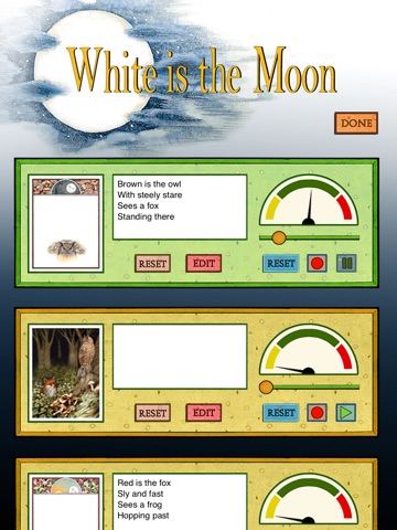 White is the Moon, a bedtime story that introduces kids to the natural course of a day; by Valerie Greeley. (iPad Lite version; by Auryn Apps) screenshot 4