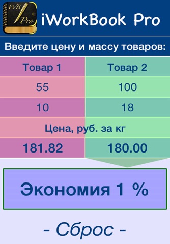 Ценомер screenshot 2